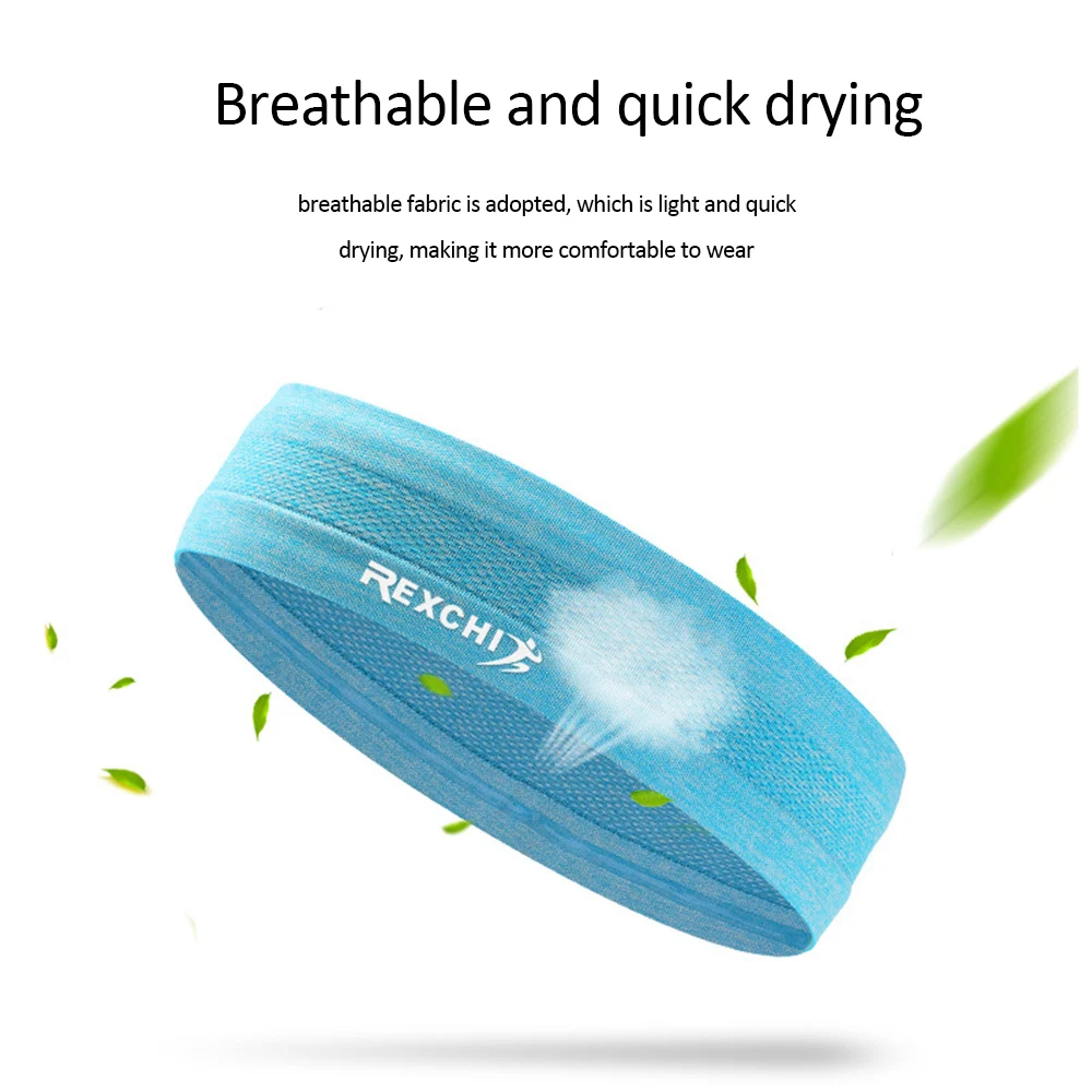 Беговая повязка на голову впитывающий Пот пояс противоскользящая Налобная лента