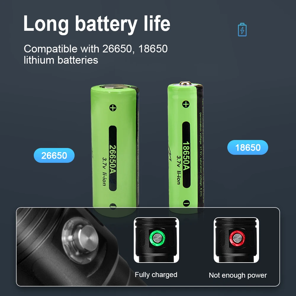 100 м Подводные фонарики лампа для подводного плавания светодиодный фонарик