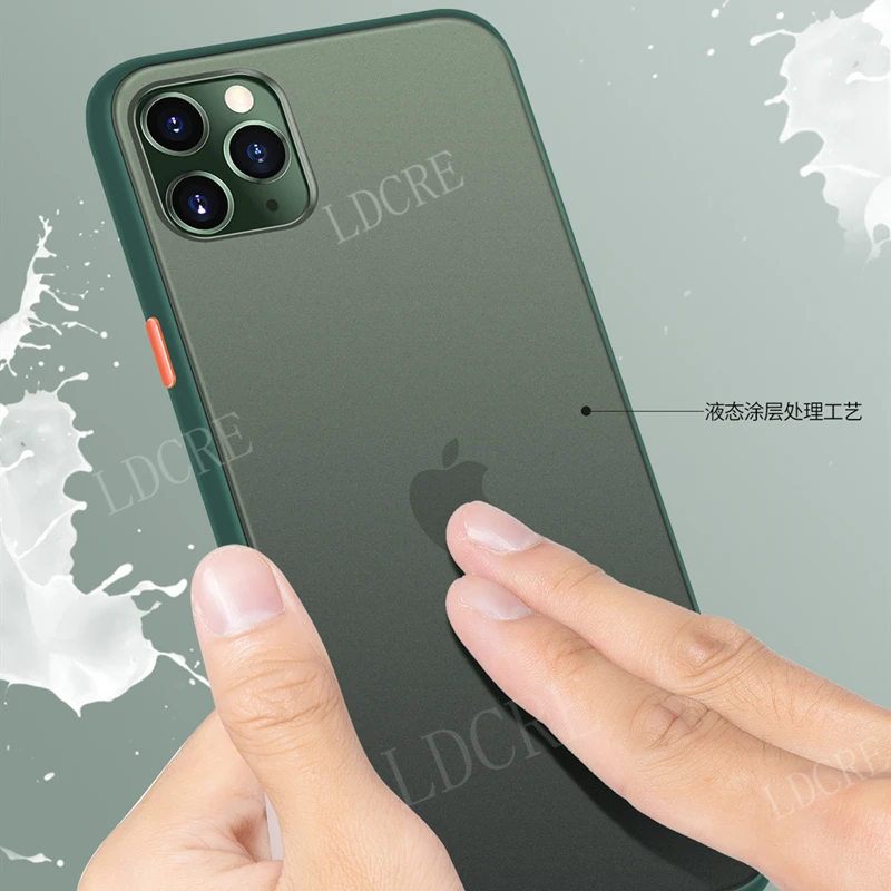 Shockproof Phone Case Back Cover For Samsung Galaxy A52 Capas Luxury Matte Translucent Soft Case For Samsung Galaxy A52 A72 Case