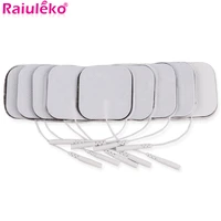 100pcs 2mm plug self adhesive reusable electrode pads for tens acupuncture therapy massager electrical muscle nerve stimulator