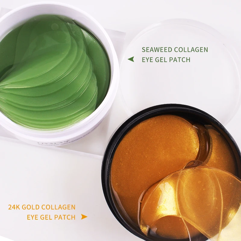 Патчи под глаза гидрогелевые увлажняющие против морщин и темных кругов глазами 24