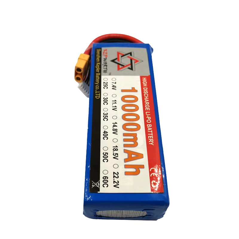 2S 7 4 V RC Lipo батарея 10000mAh 25C Высокая емкость для вертолета Дрон самолет автомобиль