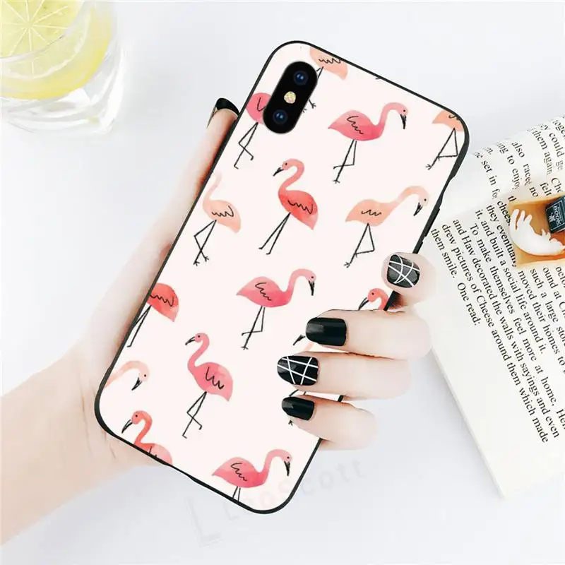 

Animal Flamingo Phone Case for iPhone 11 12 mini pro XS MAX 8 7 6 6S Plus X 5S SE 2020 XR