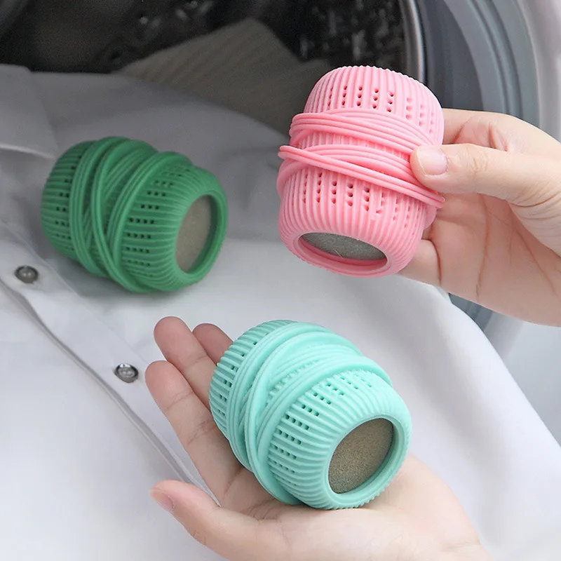 

1 PCs Hair Removal Magic Laundry Ball Washing Machine Reusable Dryer Ball Washing Machine Clothes Cleaning Supplies 7x4.5cm