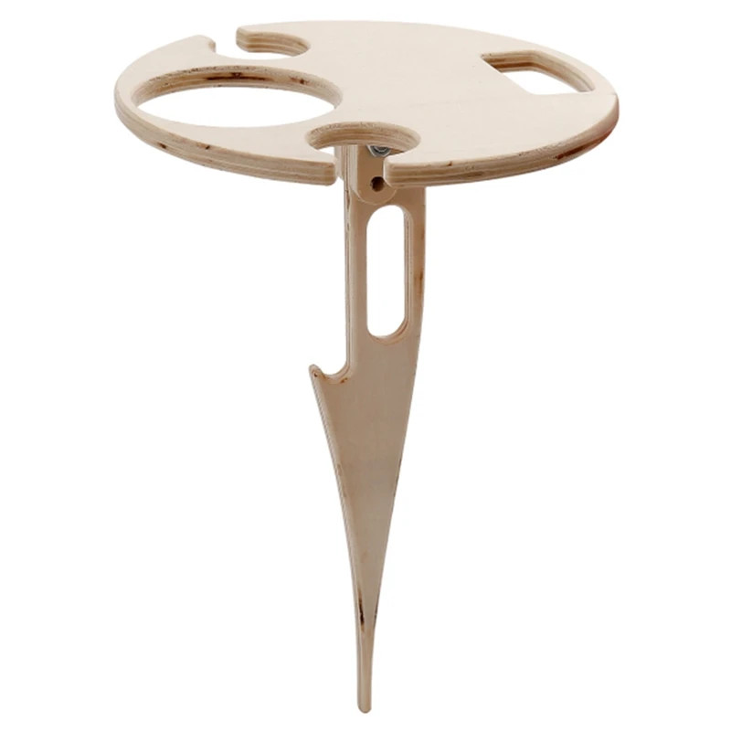 

Wooden Outdoor Portable Folding Picnic Table For Garden Porch Balcony Yard Beach Snack Table Outdoor Party BBQ Picnic