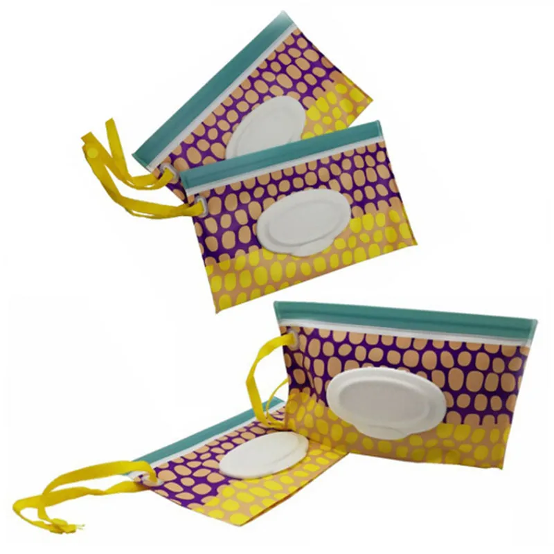

Baby Wet Wipes Bag Travel Portable Wet Wipes Cover Container For Wet Wipes Baby Skin Care Travel Wipes Bag Reusable