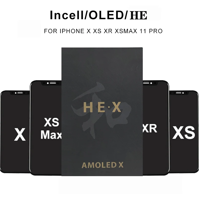 Pantalla OLED para iPhone X, XS, XSMAX, XR, repuesto de Pantalla t&aacute;ctil 3D-5
