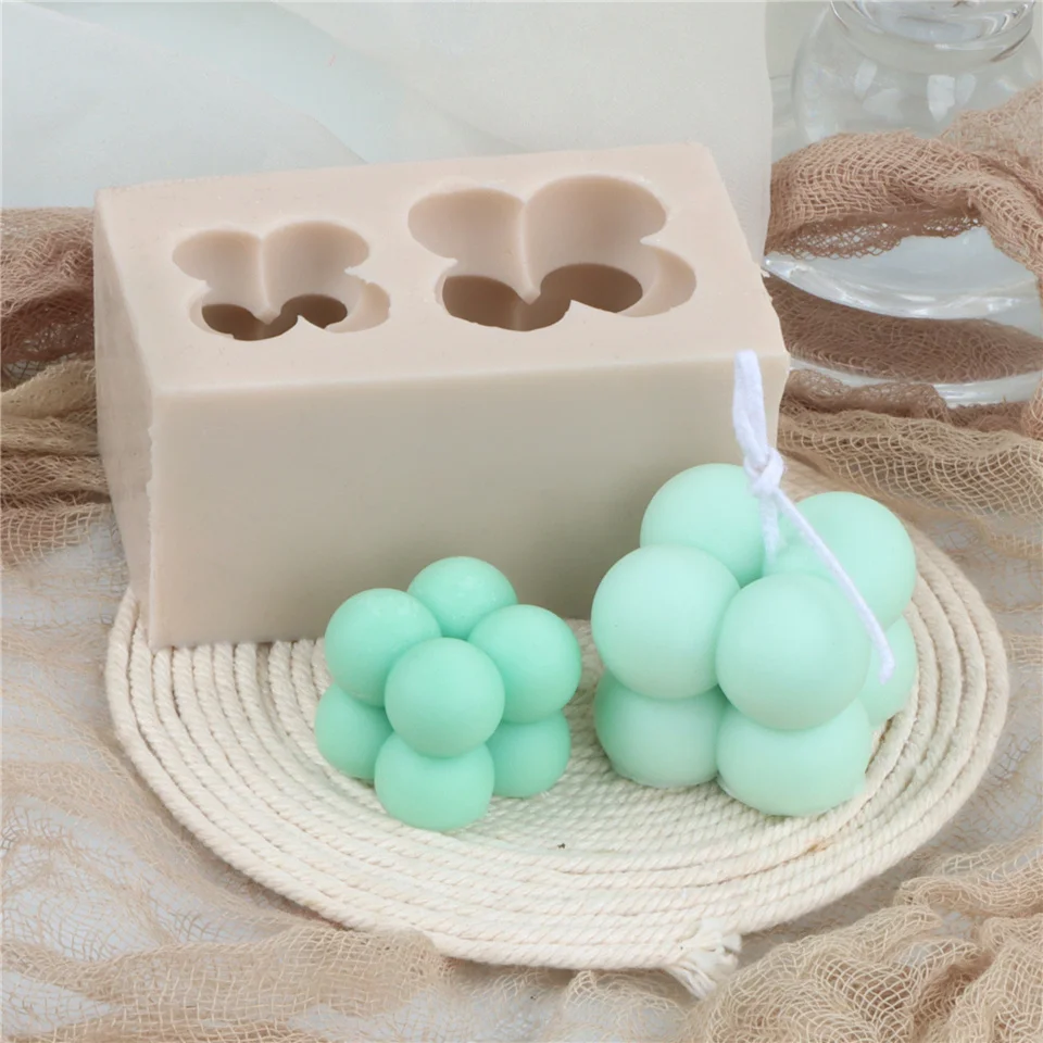 Пирамида большой пузырь новый стиль силиконовая форма для свечи круглый шар