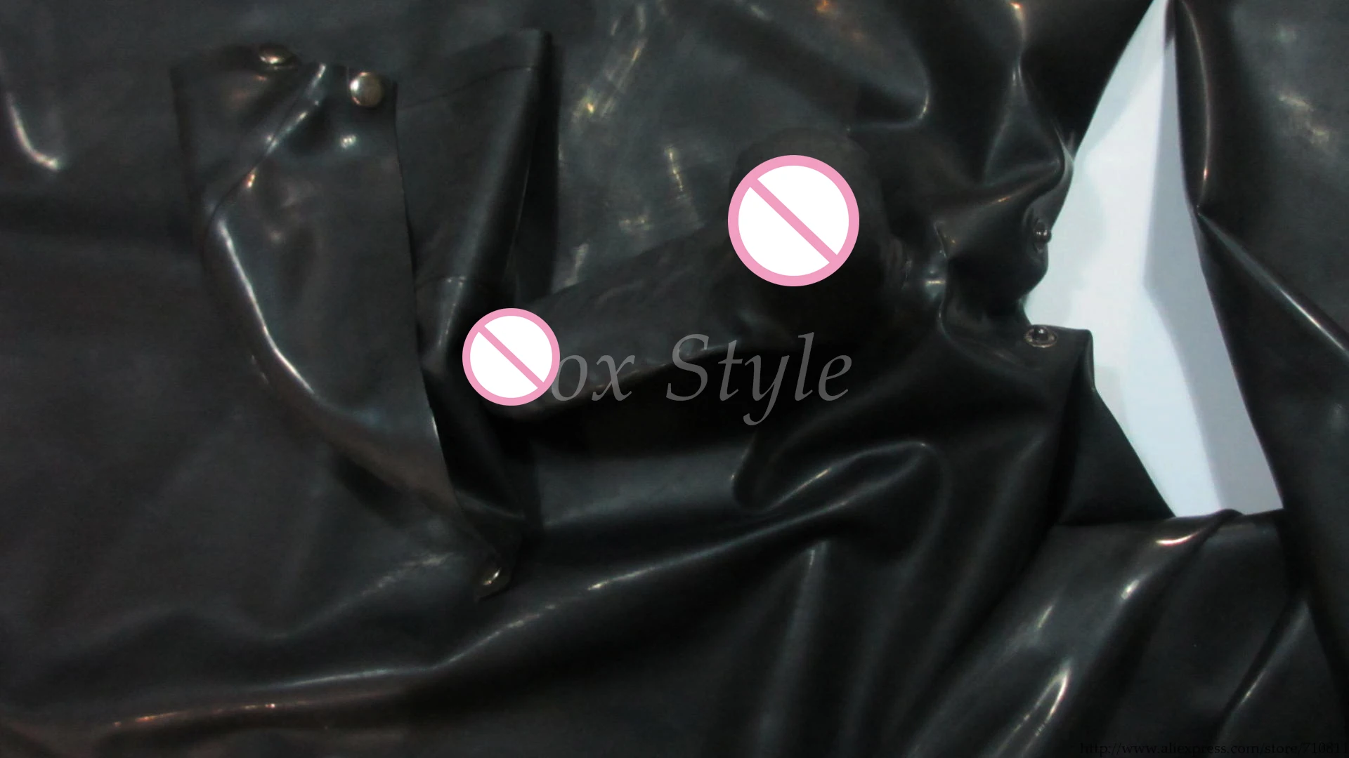 Соблазнительный латексный костюм кошки с копчиком и пенисом презерватив внутри