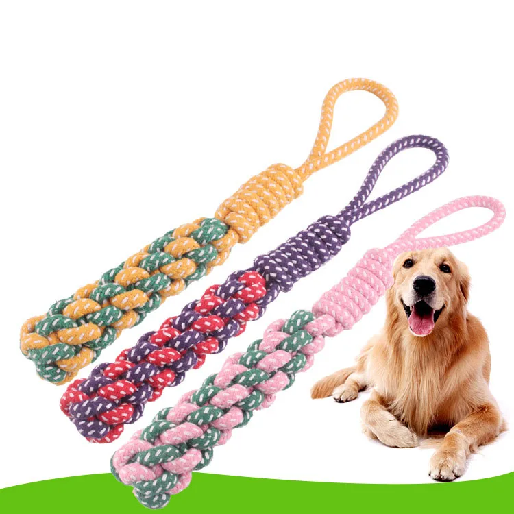

Pet Toy Corn on the Cob Hand Chew Dog Toy Cotton Rope Molar Dog Bite Toy Bite-resistant Pet Supplies Trainning Puppy Toys