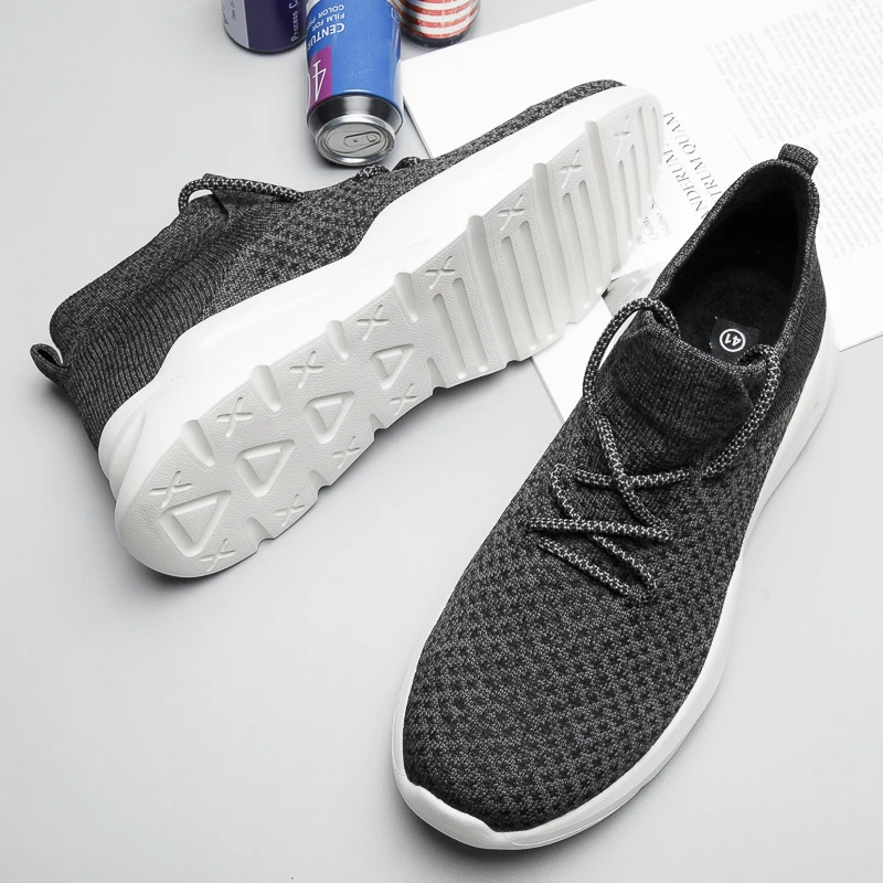 Tenis Masculino 2021 high top Men Tennis Shoes Breathable Mesh Sneakers Comfortable Walking Footwear Male Sport Shoes