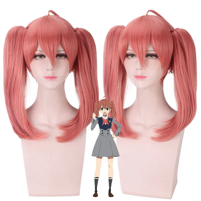 Аниме DARLING in the FRANXX парик для косплея Мику жара красные синтетические волосы на