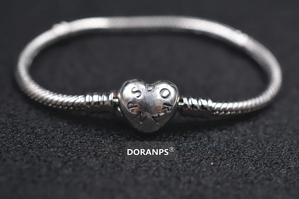 Брендовая бижутерия DORANPS 925 оригинальные бусины шармы браслеты для женщин Шарм