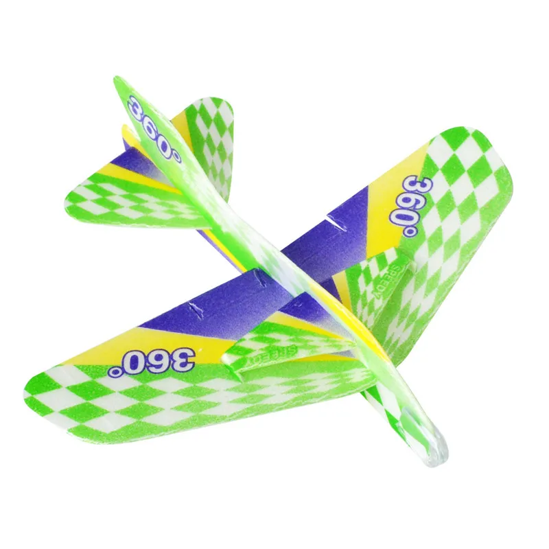 Творческие дети игрушка волшебный 360 градусов кольцевой самолеты пена бумага
