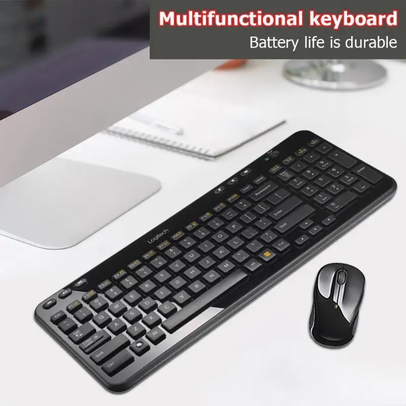 Клавиатура Logitech MK365 мышь комбо USB беспроводной унифицирующий приемник 1000DPI для