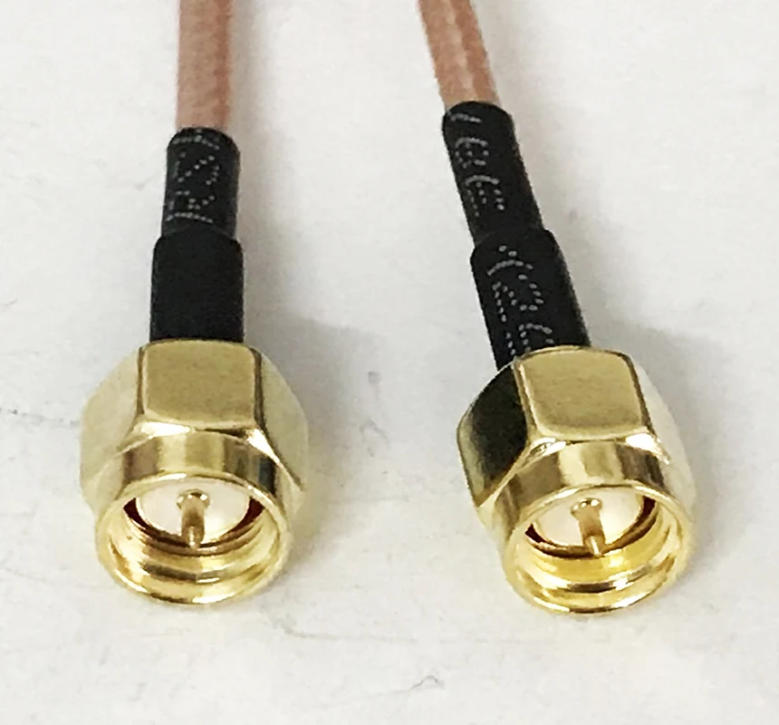 10 шт. SMA кабель штекер папа телекоммуникационная антенна Pigtail RG316 коаксиальный