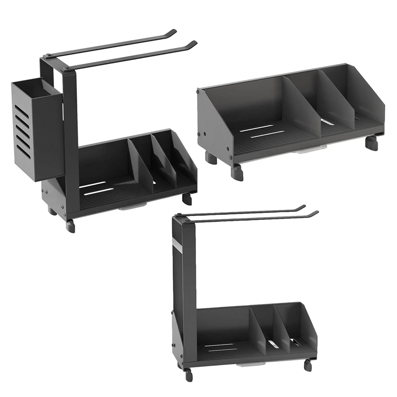 

Multifunctional Kitchen Sink Drain Rack Storage Rack Non-slip Stainless Steel Rag Sponge Drain Storage Bracket With Drain Tray