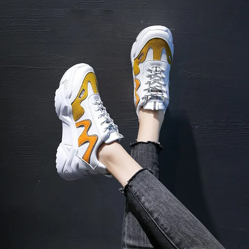 

Free Shipping-thick-soled Old Shoes Women 2021 Autumn New Women's Shoes Korean Running Casual Sports Shoes
