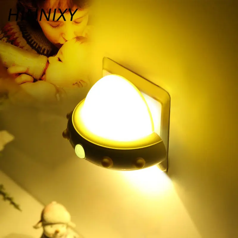 Hinnixy НЛО дистанционный ночной Светильник энергосберегающая розетка для зарядки