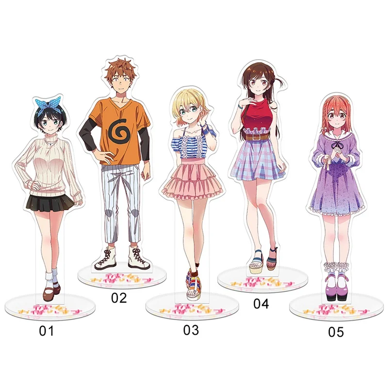 

Anime Rent A Girlfriend Mizuhara Chizuru Nanami Mami Cosplay Desk Acrylic Desk Figure Stand Model Plate Decor Pendant Gift