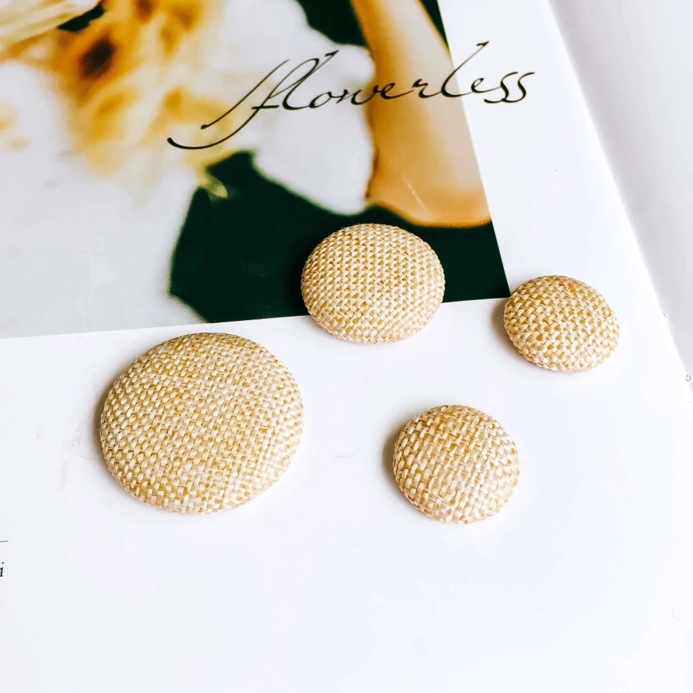 ZEROUP пуговица из хлопка бежевого цвета аксессуары для подвесок Камея