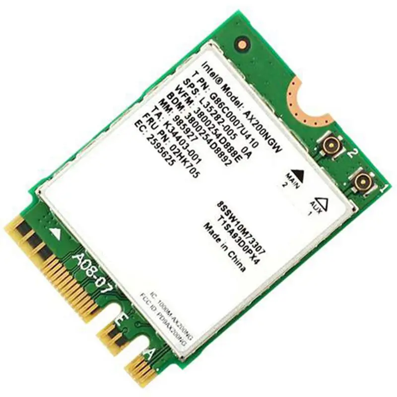 1 шт. M.2 Ngff к Mini Pci E (Pcie + Usb) адаптер и 2400 Мбит/с двухдиапазонный Wifi 6 беспроводной для