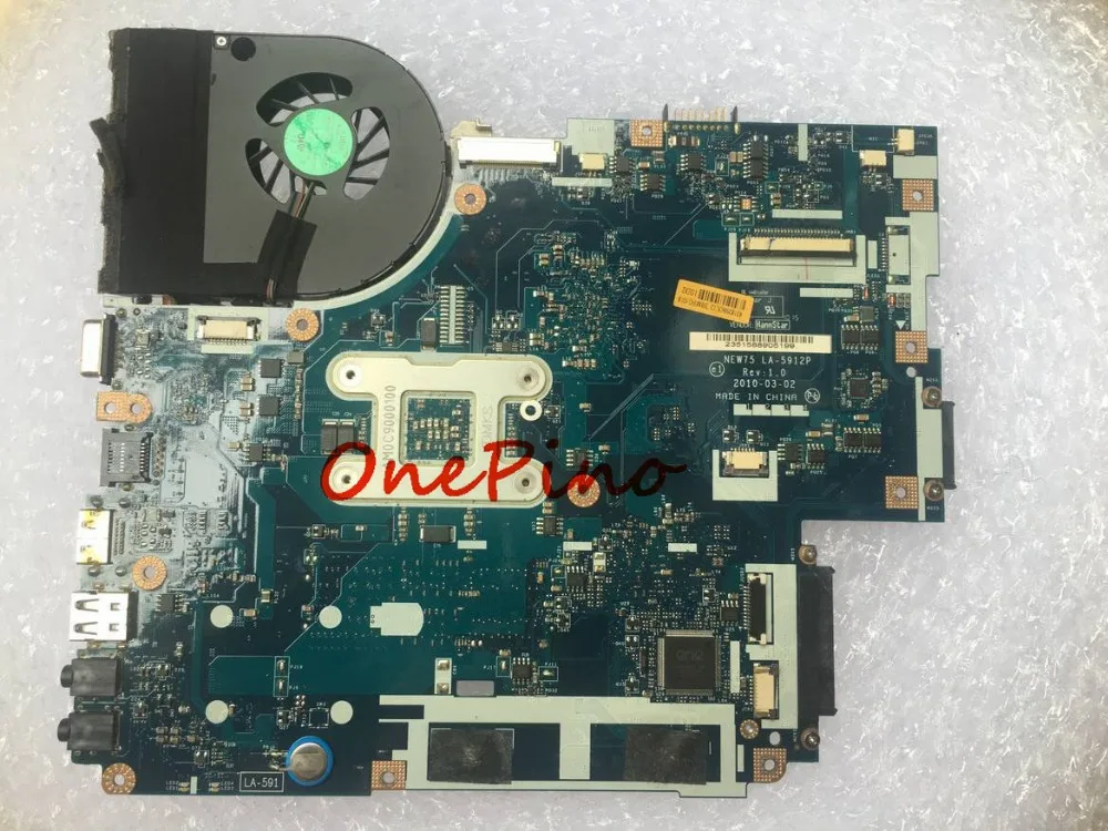 NEW75 LA-5912P с процессором и радиатором для acer 5551G 5551 материнская плата для ноутбука вместо 5552 5552G протестированная материнская плата