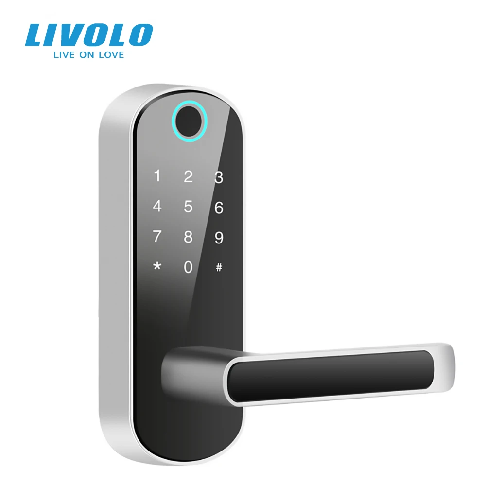 

LIVOLO 919 Smart Keypad Control, App Operation Lock, Wireless Fingerprint,5 Ways Open Methods,USB Charge