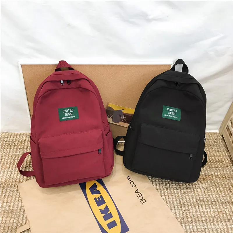 2019 нейлон браслет чистый цвет новый рюкзак на плечо японские и корейские женские