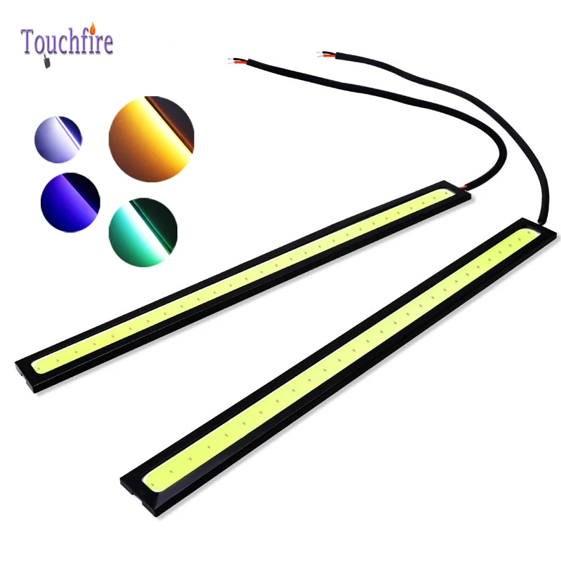 10 шт. 17 см Водонепроницаемый Универсальный светодиодный автомобильный DRL COB лампа