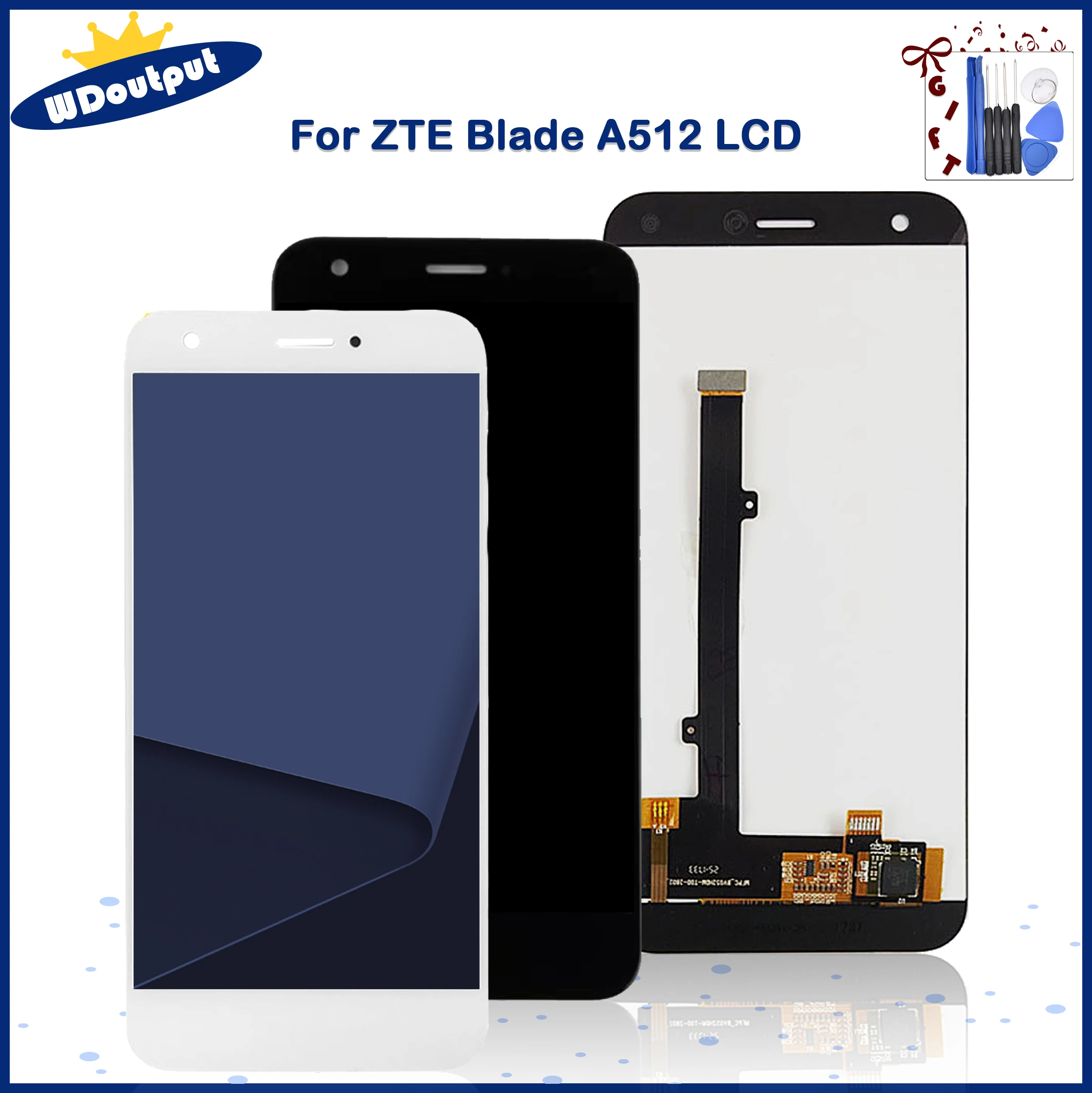

5,2 "оригинальный для ZTE Blade A512 ЖК-дисплей кодирующий преобразователь сенсорного экрана в сборе Замена для ZTE Blade Z10 LCD + рамка