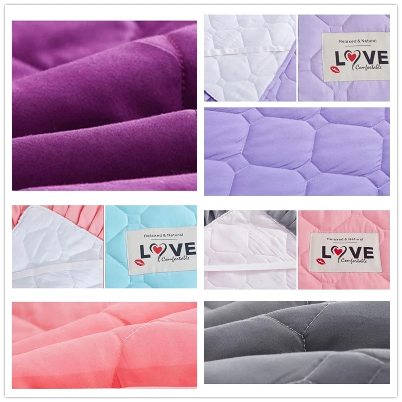 Однотонный Комплект постельного белья наволочка удобные и воздухопроницаемые