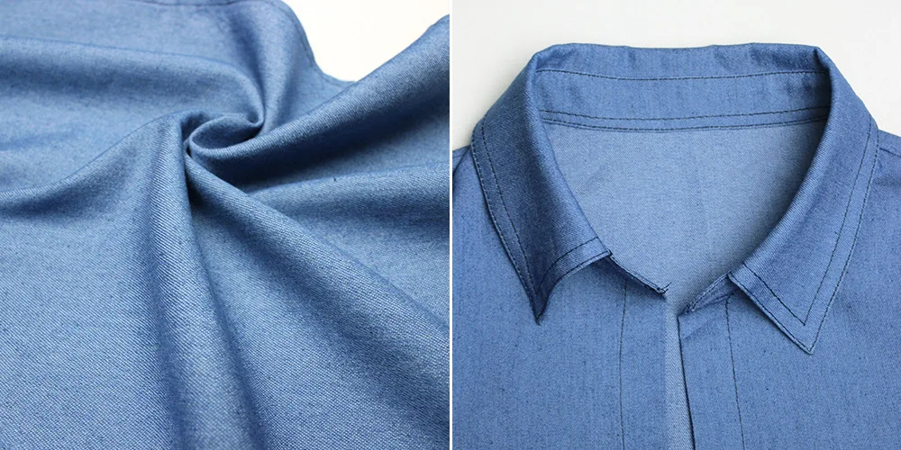 Тренчкот Европейская и американская мода женская джинсовая ветровка с длинным