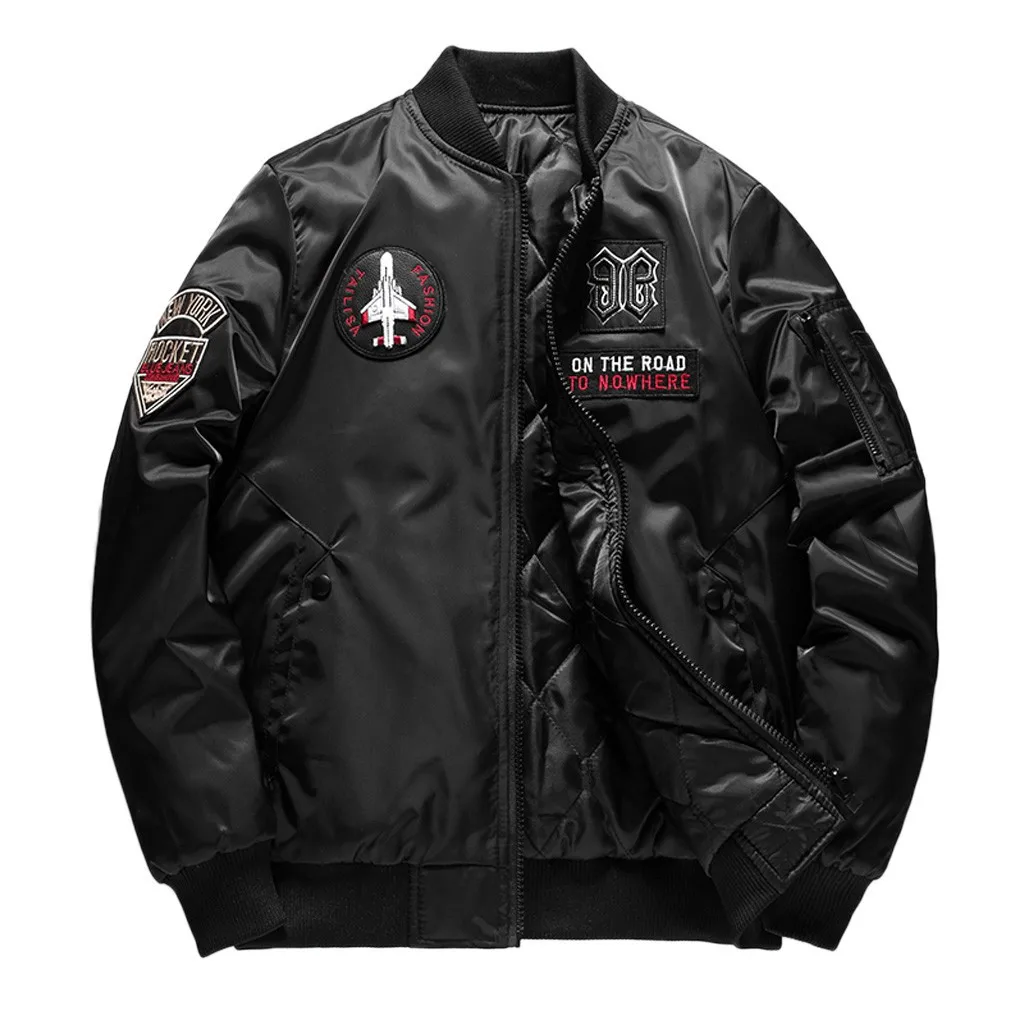 Winter Male Parka Jackets Men's Warm Casual Fashion Pure Color Jacket Zipper Outwear Tops Coats Men Wind Breaker | Мужская одежда