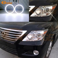 for lexus lx 570 lx570 2007 2008 2009 2010 2011 excellent ultra bright cob led angel eyes kit halo rings day light
