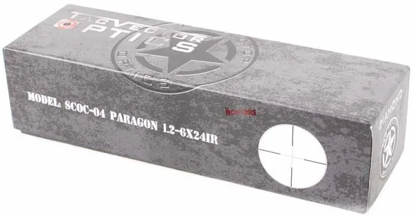 10 шт. векторная оптика Paragon 1,2-6x24 компактный точный тактический прицел AR15 с немецким стеклом четкое изображение 1/5 мил