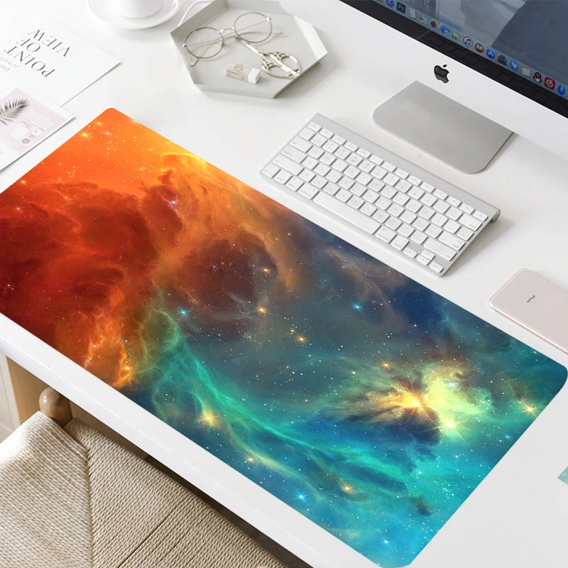 

Star Mouse Pad Galaxy Mouse Pad Rectangle Non-Slip Rubber Mousepad Gaming Mouse Pad Computer Mouse Pad Gaming Mice Pads Black.