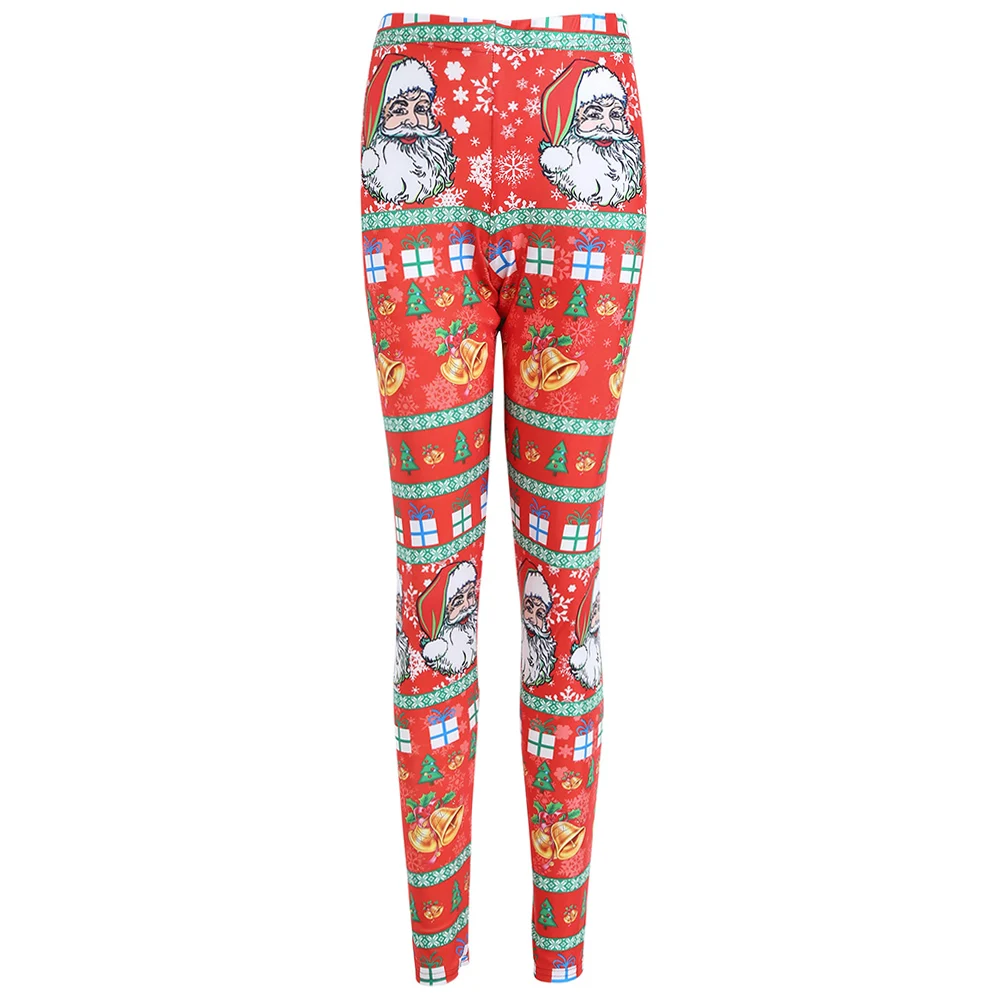 ROSEGAL плюс Размеры Рождество Санта Клаус пчелы женские лосины обтягивающие