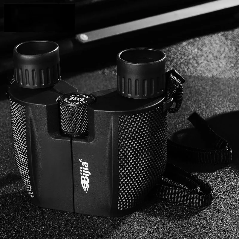 BIJIA 8X25 Professional Binocular HD All-optical Green Film Waterproof Telescope Tourism for Hunting | Инструменты