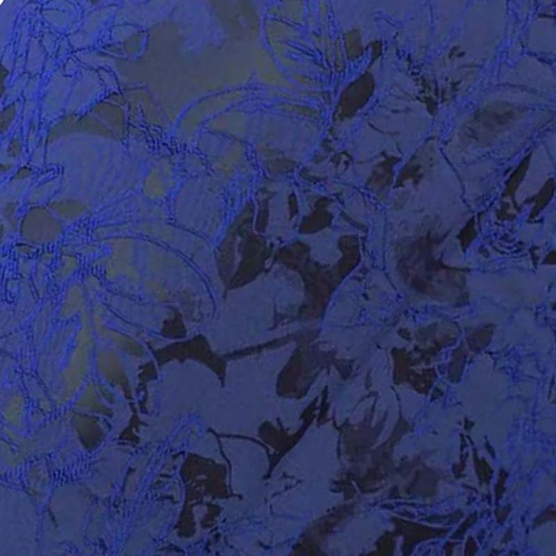 Голубая жаккардовая парчовая ткань сделай сам для одежды платья шитья