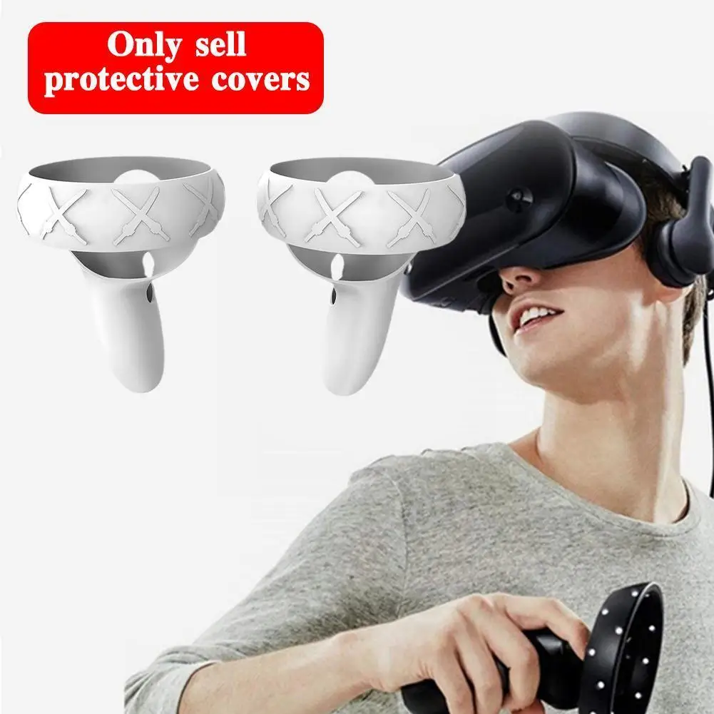 

Scratch-resistant And Dust-proof Handle Silicone Protective For Oculus Handle 2 Accessory VR Quest Skin Cover S0U5