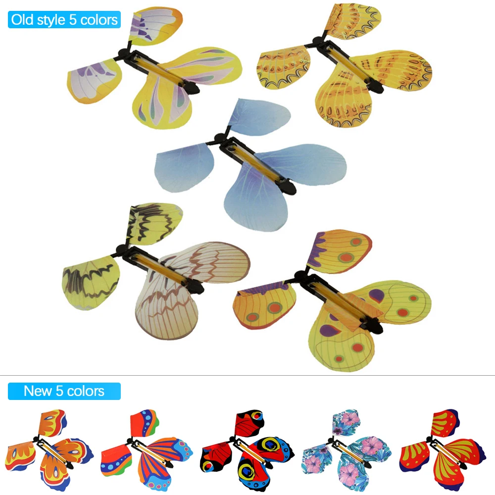 10 шт. Волшебная бабочка Летающая карточка с пустыми руками свадебные маленькие