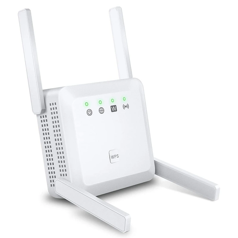 

WLAN Wi Fi ретранслятор 1200 Мбит/с (5G/867 Мбит/с + 2,4 г/300 Мбит/с) WiFi удлинитель 4 антенны штепсельная вилка европейского стандарта
