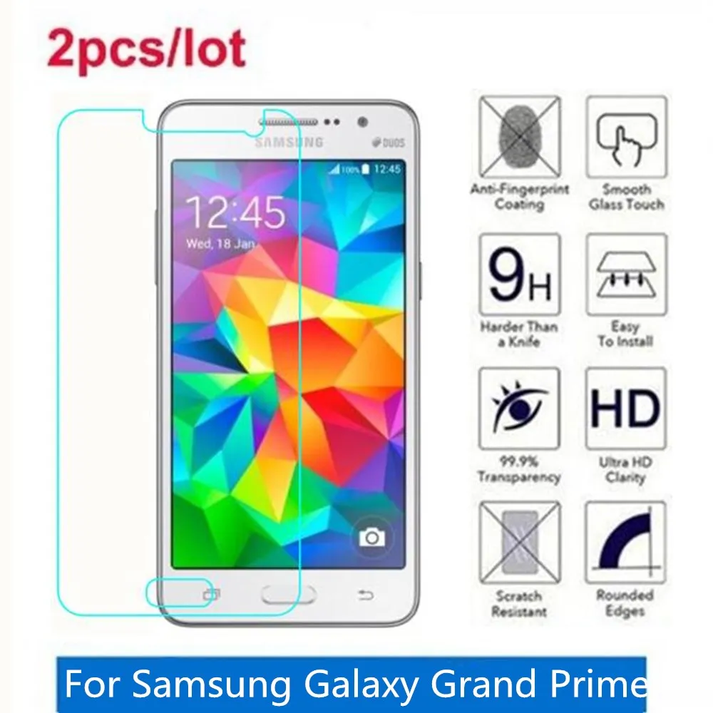 Закаленное стекло для samsung Galaxy Grand Prime 2.5D Премиум Защитная пленка на экран SM G531H G531F
