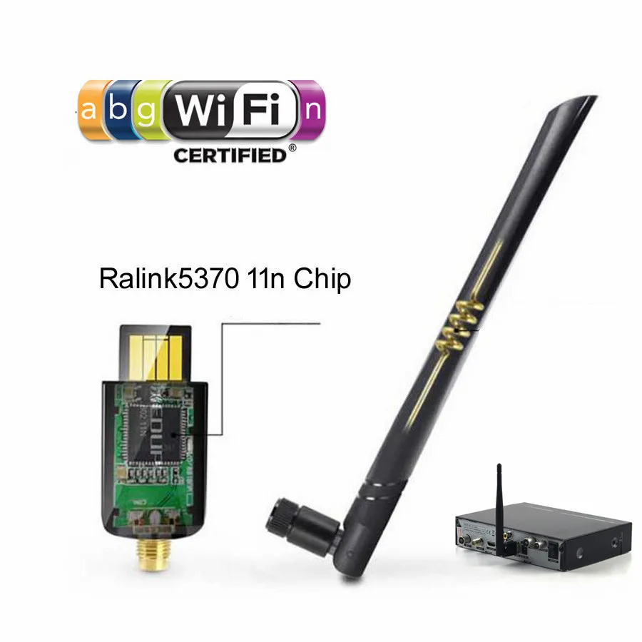 Vmade Ralink RT5370 USB Wi Fi ключ беспроводной LAN 2dbi внешняя антенна 802.11b/G/N WIFI адаптер для