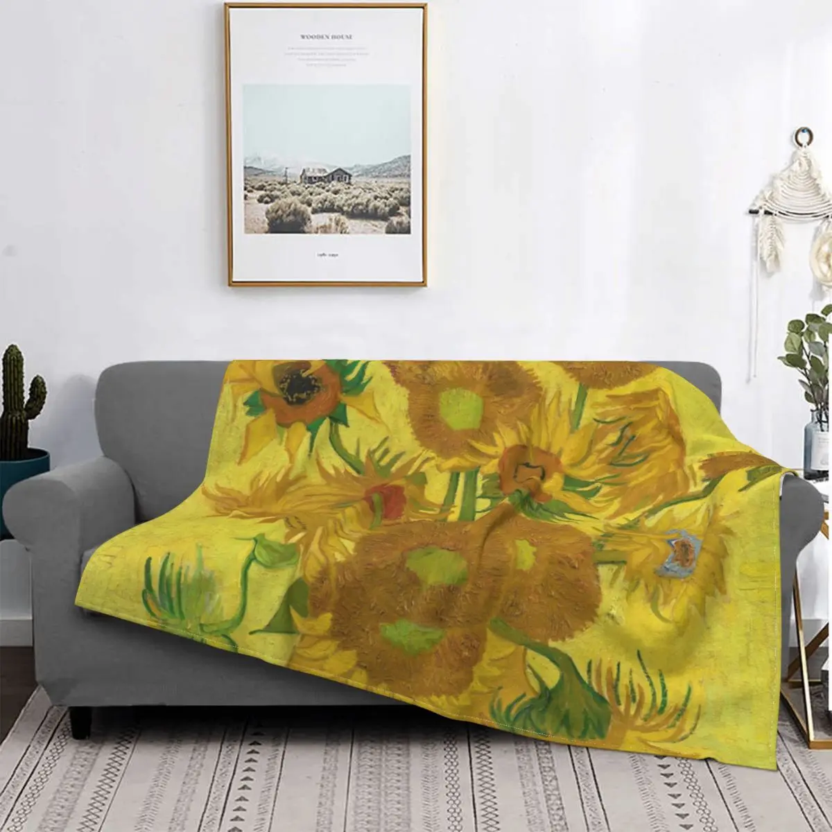 

Лучшие оригинальные одеяла с рисунком подсолнуха Ван Гога коралловые флисовые плюшевые осенне-зимние теплые одеяла для изобразительного и...