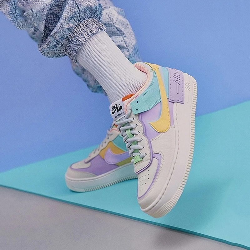 Nike Air Force 1 оригинал Новое поступление Женская обувь для скейтбординга  Comforbale Баланс Спорт на открытом воздухе кроссовки # CI0919 - купить по  выгодной цене | AliExpress