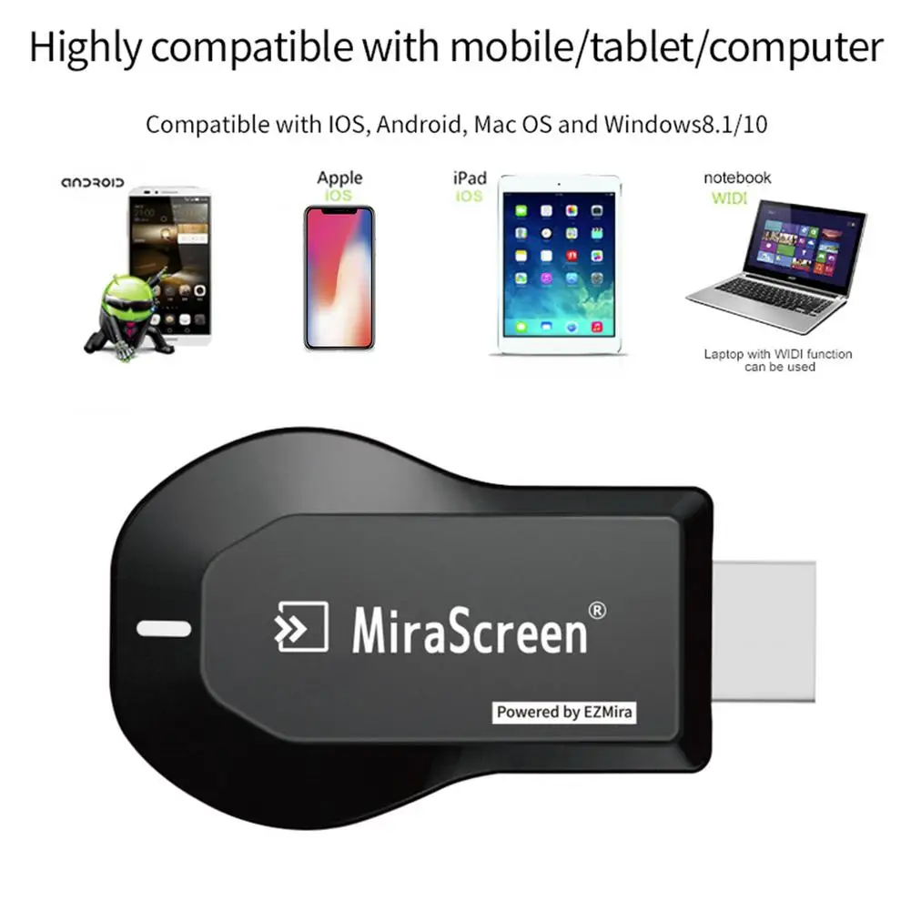 ТВ-приемник M2 Pro Wi-Fi дисплей приемник Anycast DLNA Miracast Airplay зеркальный экран