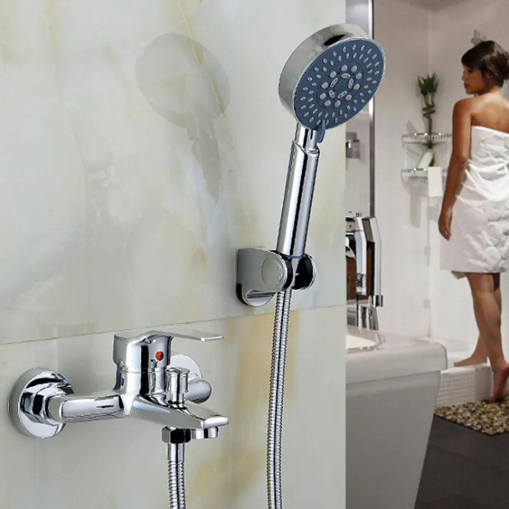 

Modern Waterfall Wall Mounted Bathroom Water and Hand Shower