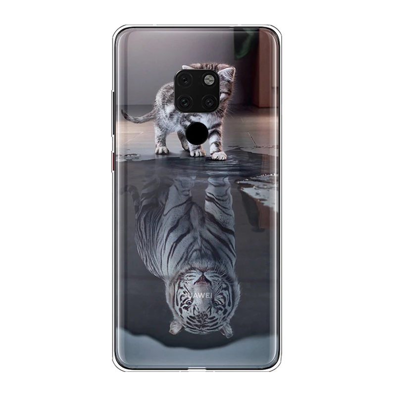 Силиконовый чехол для телефона Huawei Mate 20 Pro из мягкого ТПУ креативный милый Чехлы |